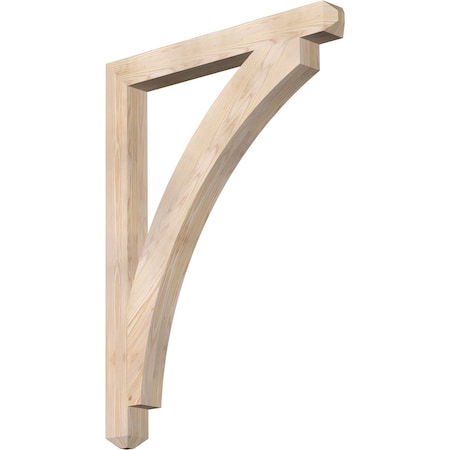 Ekena Millwork Thorton Craftsman Smooth Bracket, Douglas Fir, 3 1/2"W x 34"D x 46"H BKT04X34X46THR04SDF